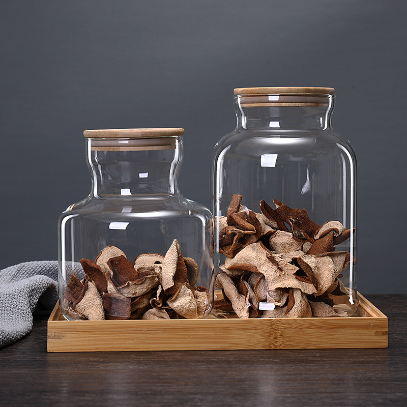 3800ml 대나무 뚜껑 유리 주방 저장 병 항아리 대 - Food Storage Glass Containers Large 리뷰 및 가격