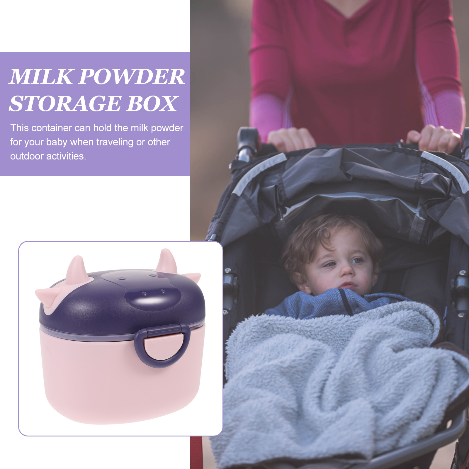 분유 보관 용기, 휴대용 이중 레이어 디자인, 아기 간 - Food Storage Baby 리뷰 및 가격