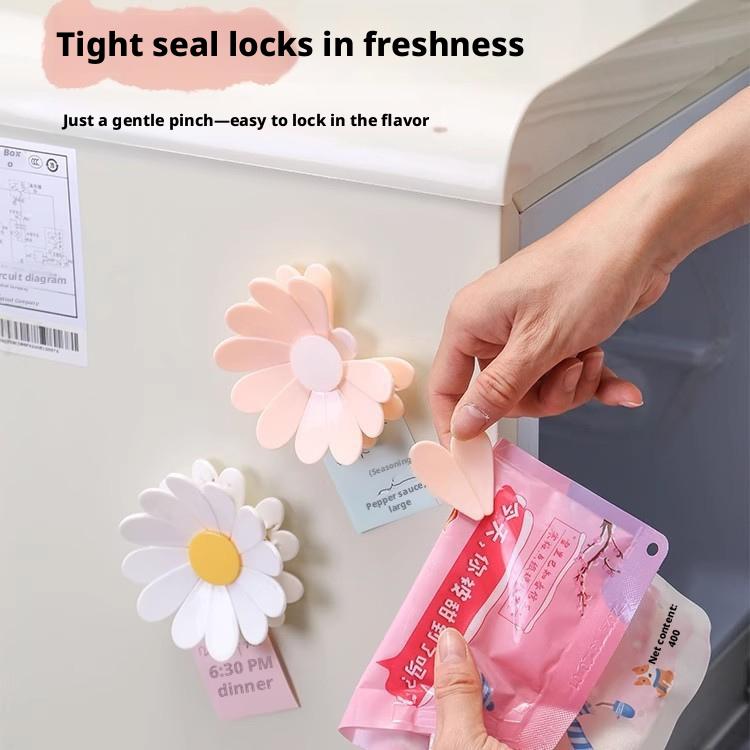 2-in-1 자석 냉장고 마그넷 꽃 모양 식품 보관용  - Food Storage Roll Bags 리뷰 및 가격