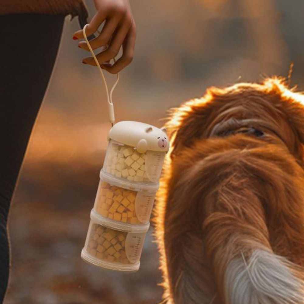 실용적인 플라스틱 다층 고양이 사료통 밀폐형 귀여운 강 - Food Storage Dog 리뷰 및 가격