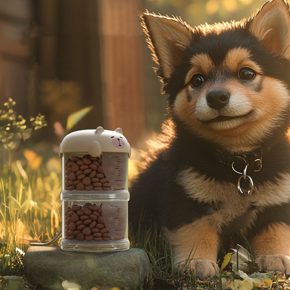 실용적인 플라스틱 다층 고양이 사료통 밀폐형 귀여운 강 - Food Storage Dog 리뷰 및 가격